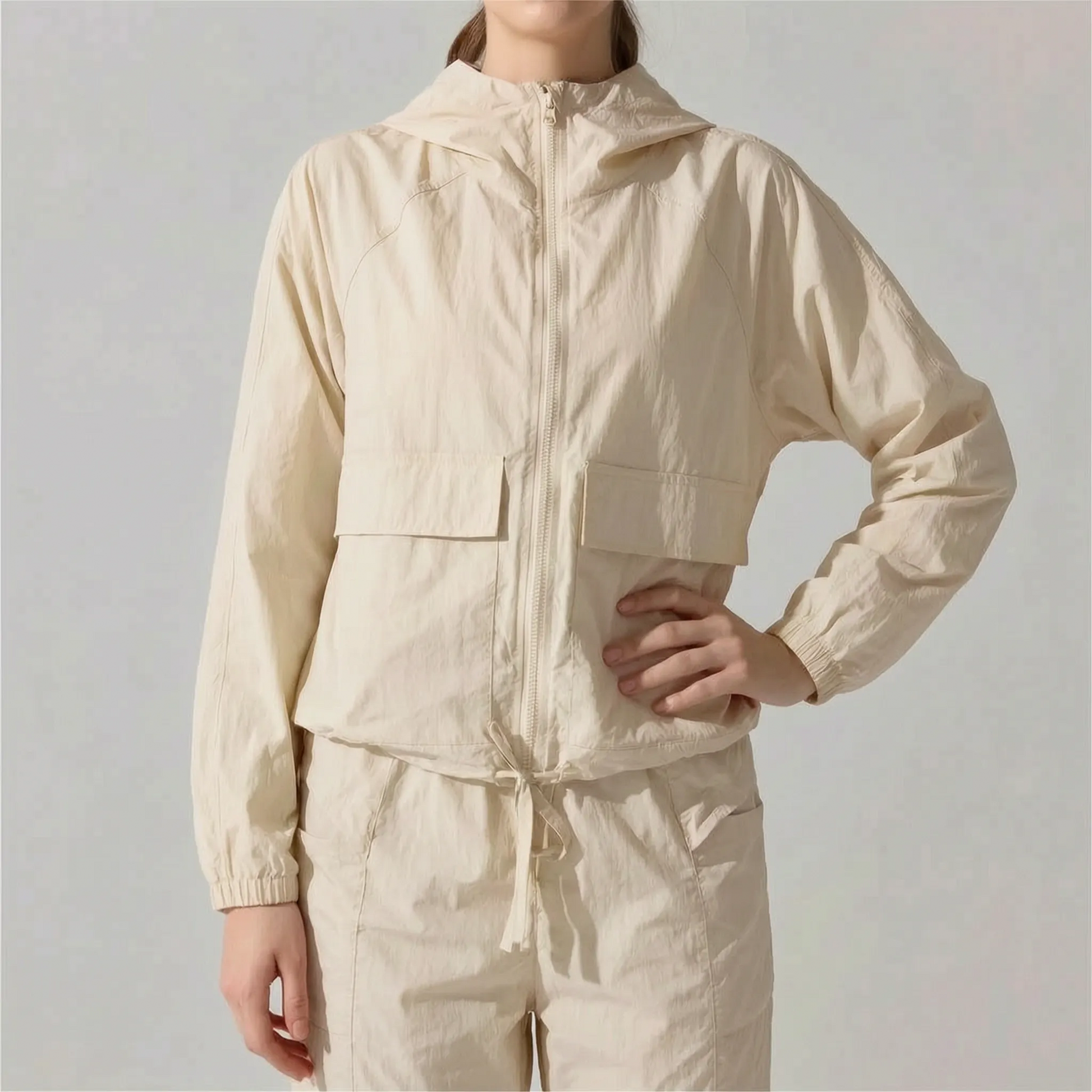 Leichte Sportjacke Damen Mit Kapuze -  Sonia
