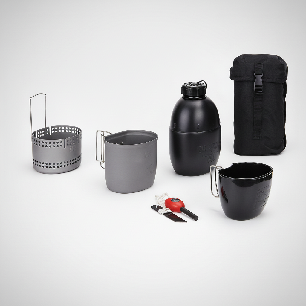 Leichte Aluminium Kochset - FieldBrew
