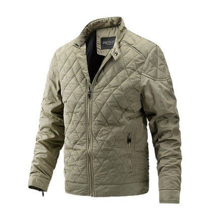Casual Herren Herbstjacke mit Diamantmuster – Max