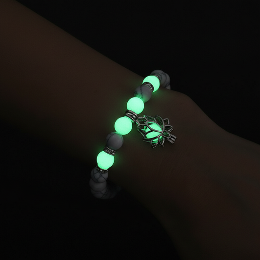 Leuchtendes Perlenarmband - GlowLotus