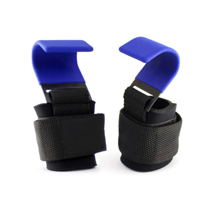 Lifting Hooks mit verstellbarem Handgelenkband - GripMax