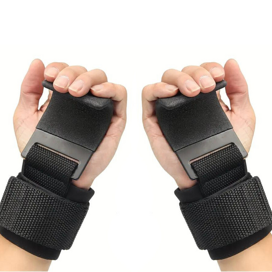 Lifting Hooks mit verstellbarem Handgelenkband - GripMax