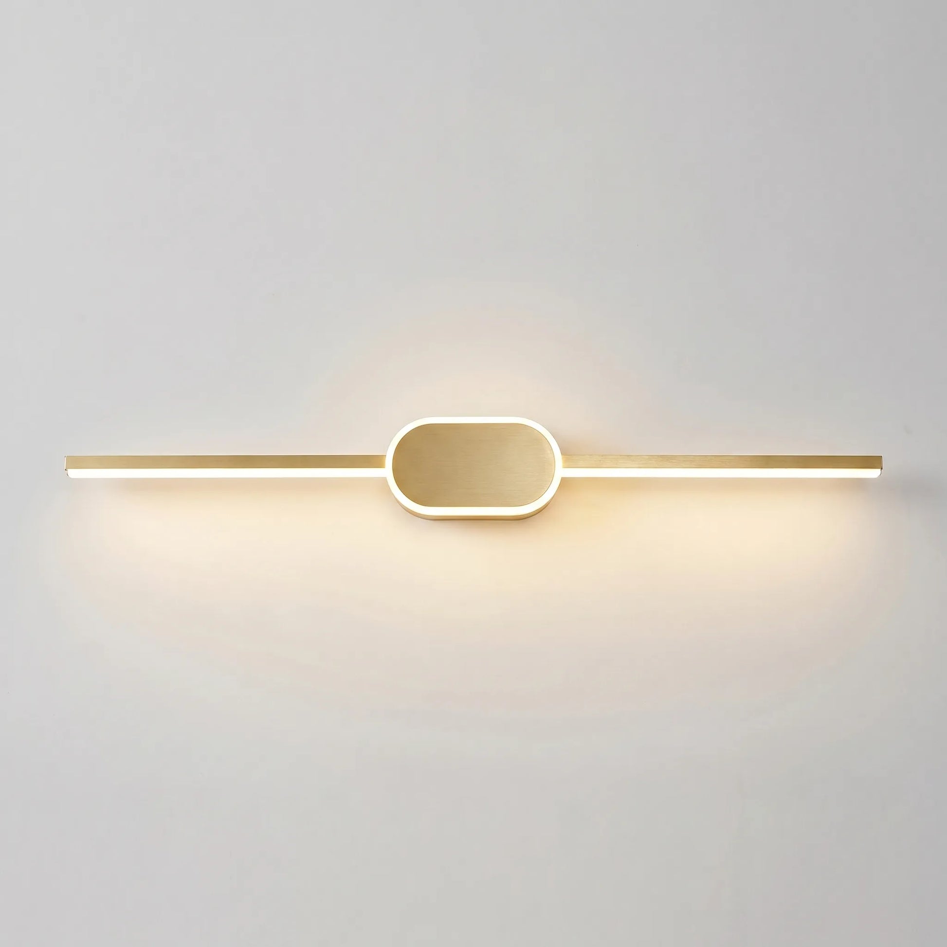 Linear LED Wall Sconce With Circular Mount -  Lumivane
