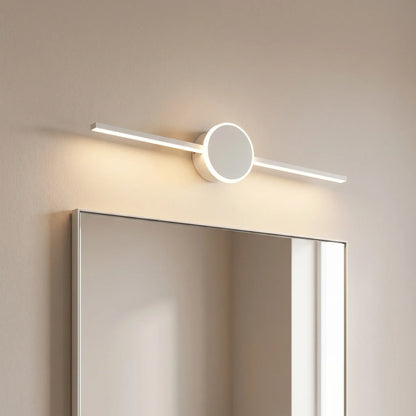 Linear LED Wall Sconce With Circular Mount -  Lumivane