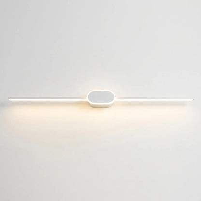 Linear LED Wall Sconce With Circular Mount -  Lumivane