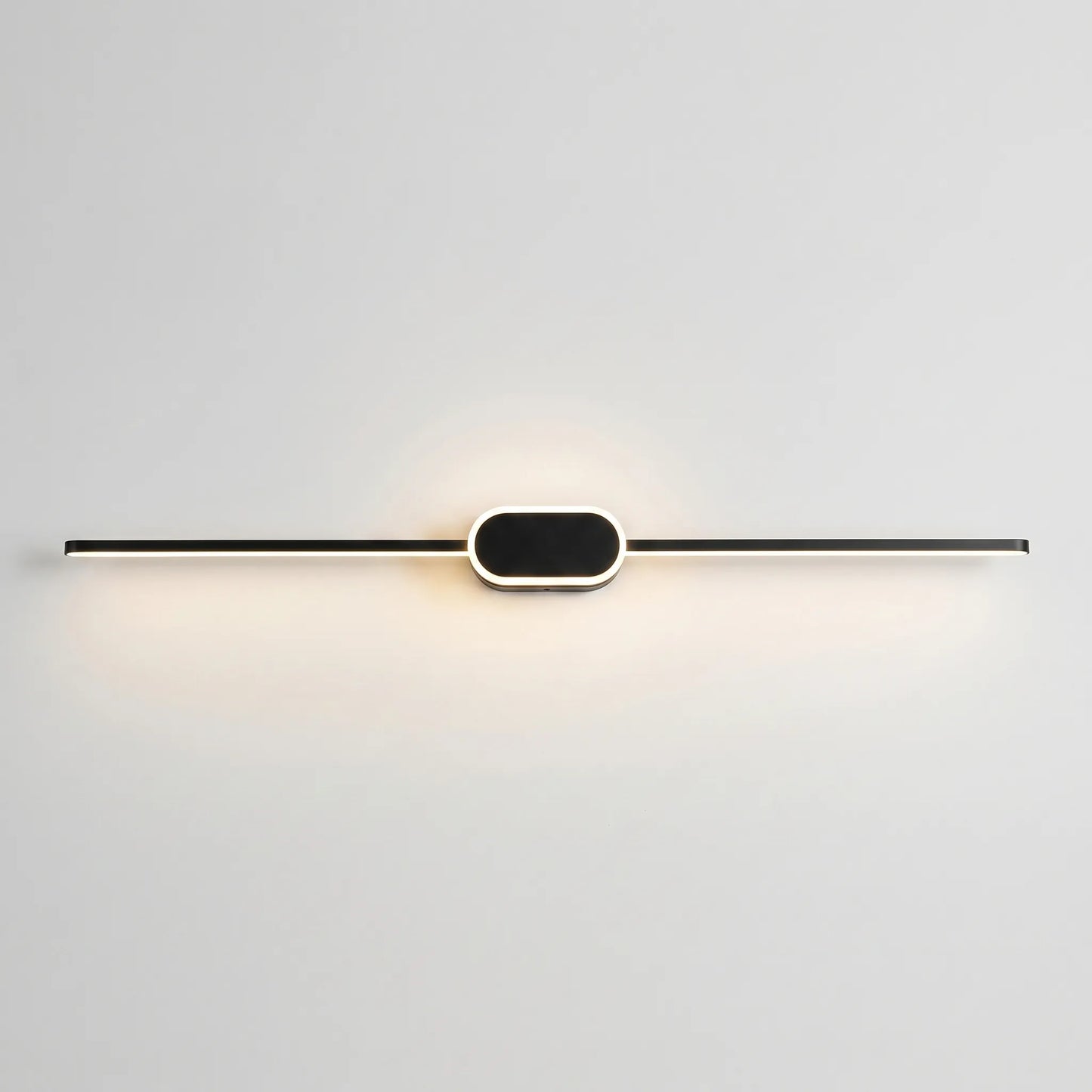 Linear LED Wall Sconce With Circular Mount -  Lumivane