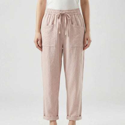Lockere Damenhose Mit Elastischem Bund - Inez