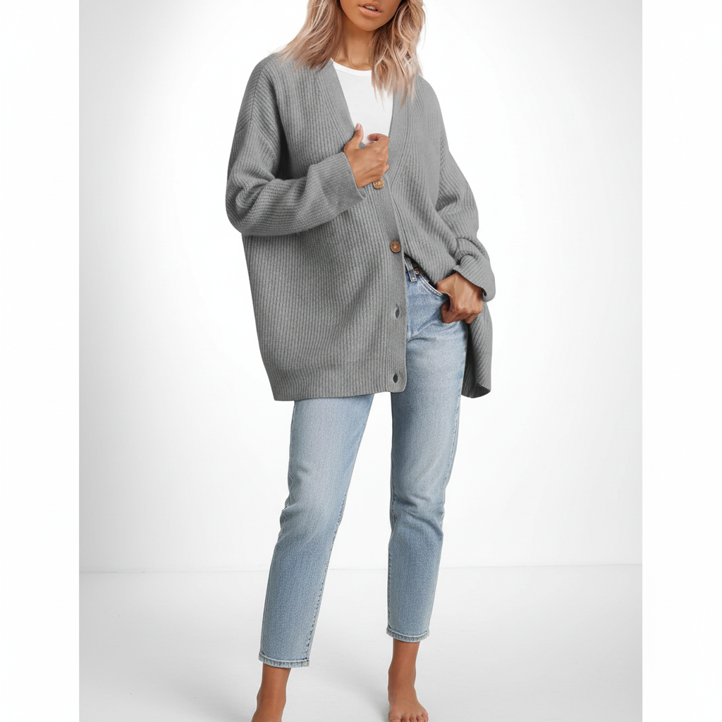 Lockeres Kaschmir-Weste - Alina