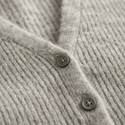Longline-Cardigan Mit Knopfleiste - Lisann