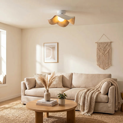 Lotus-Shaped Sculptural Ceiling Light -  Lotuseil