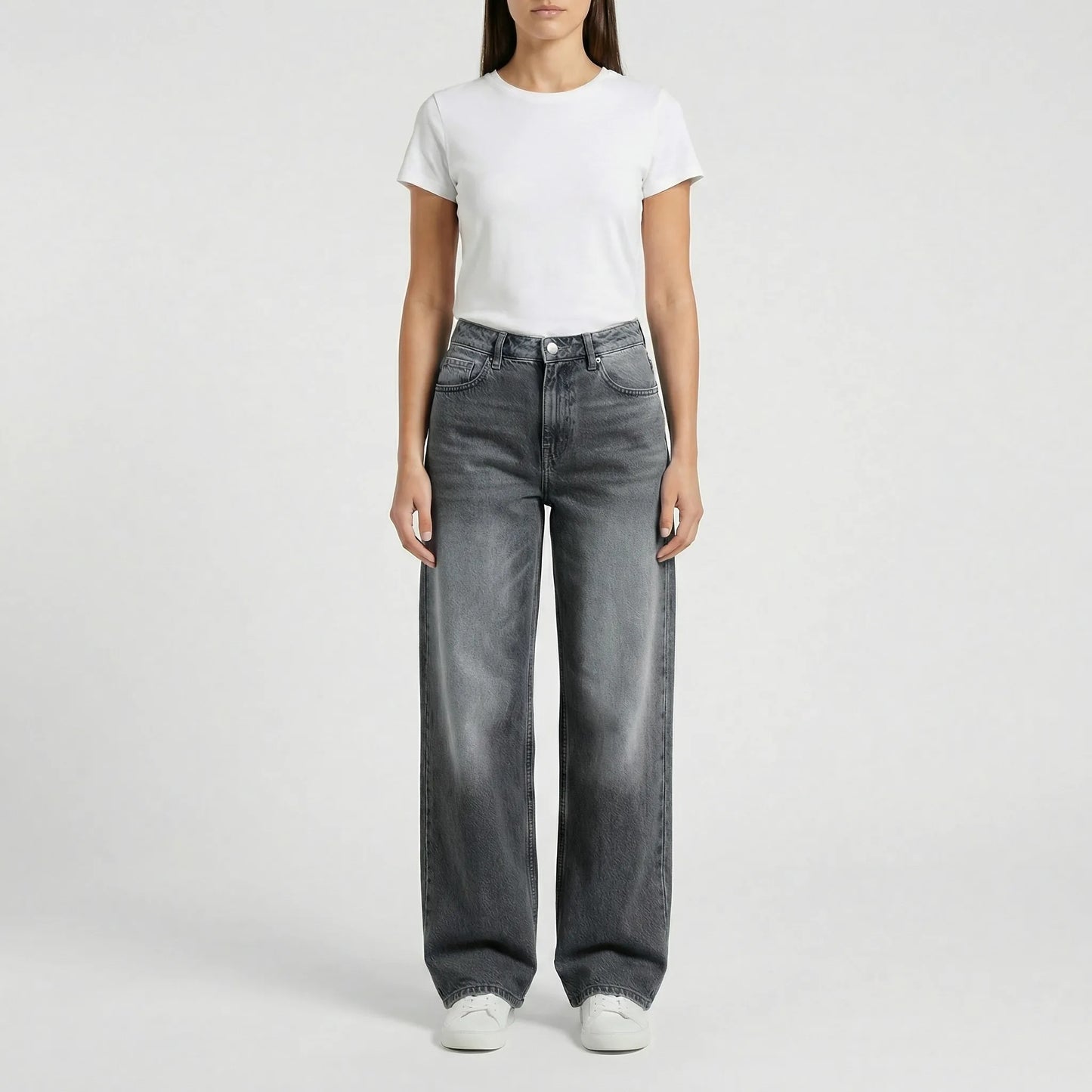 Low Rise Damenjeans Locker Geschnitten - Milla