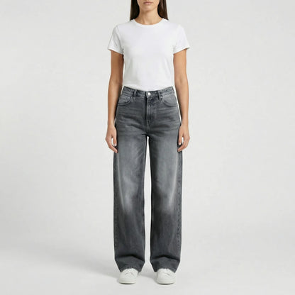 Low Rise Damenjeans Locker Geschnitten - Milla