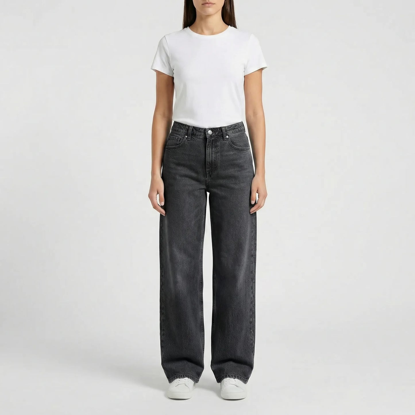 Low Rise Damenjeans Locker Geschnitten - Milla