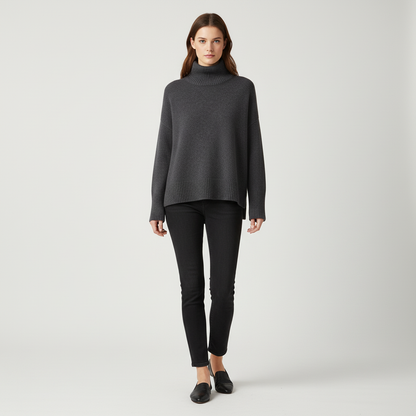 Luxuriöser Damen Rollkragenpullover - Alina