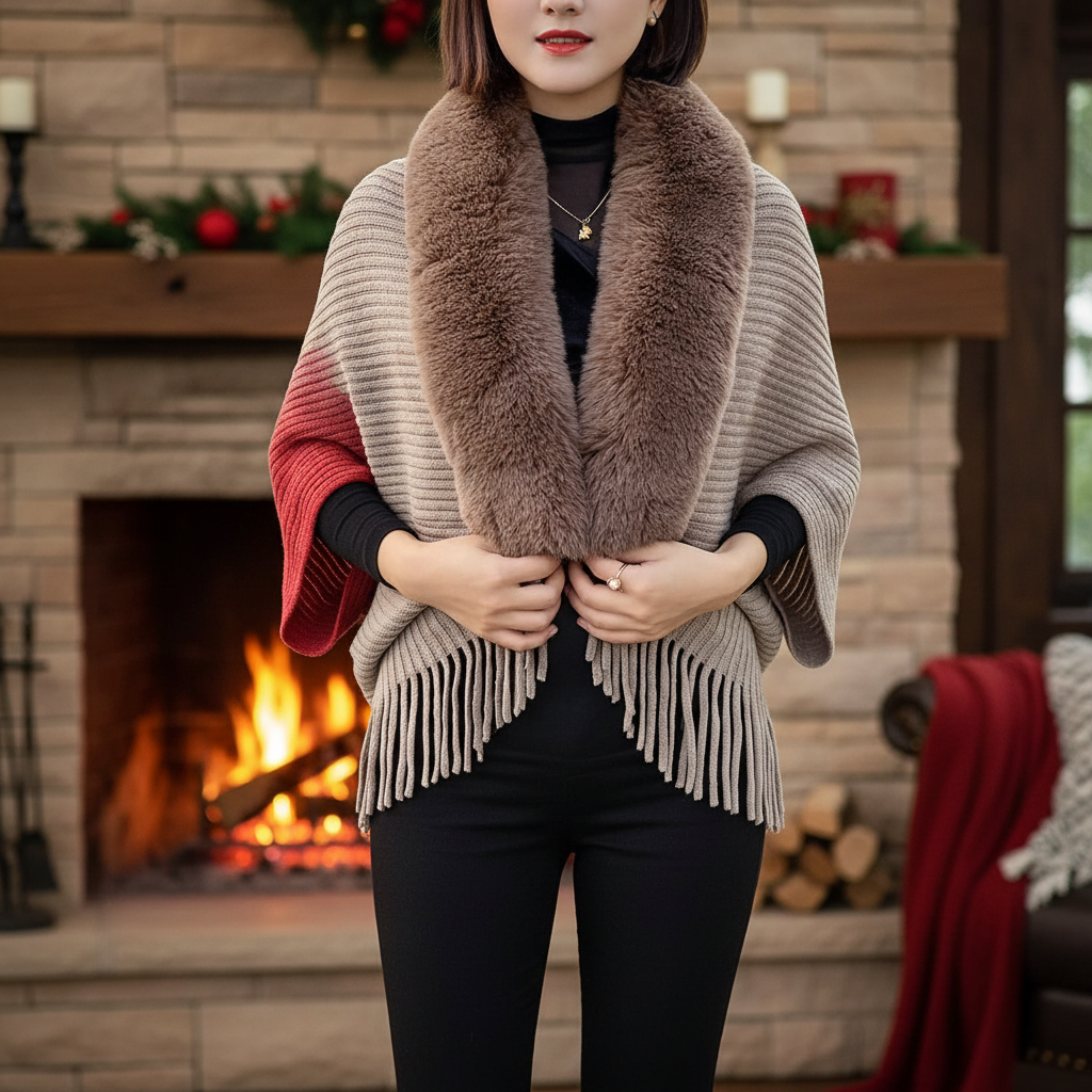 Luxuriöse Damen-Cape - Elisa