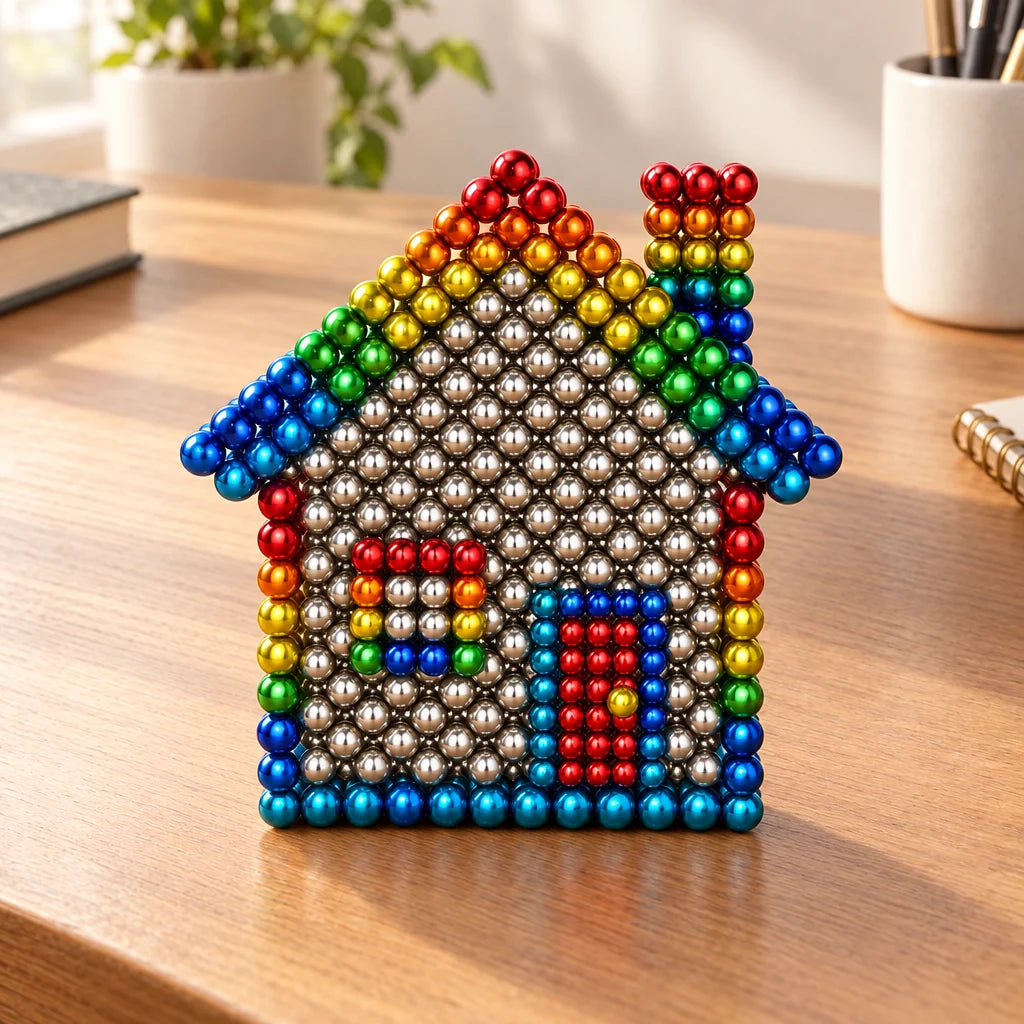 Magnetic Balls Sculpting Kit - Creative Building Toy Set