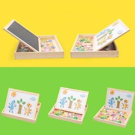 KreativBox Magnetspiel – Lernspaß mit Puzzle & Zeichentafel
