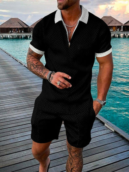 Zweiteiliges Herren-Sommer-Set mit T-Shirt und Shorts – Damon