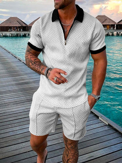 Zweiteiliges Herren-Sommer-Set mit T-Shirt und Shorts – Damon