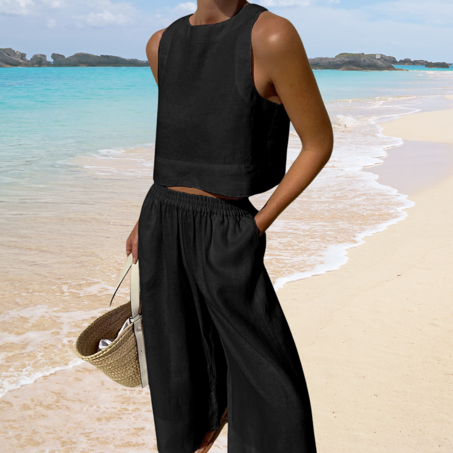 Zweiteiliges Damen-Sommer-Set – Amara