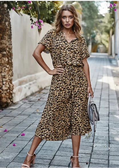 Vintage-Sommerkleid mit mittellangen Ärmeln – Maevy