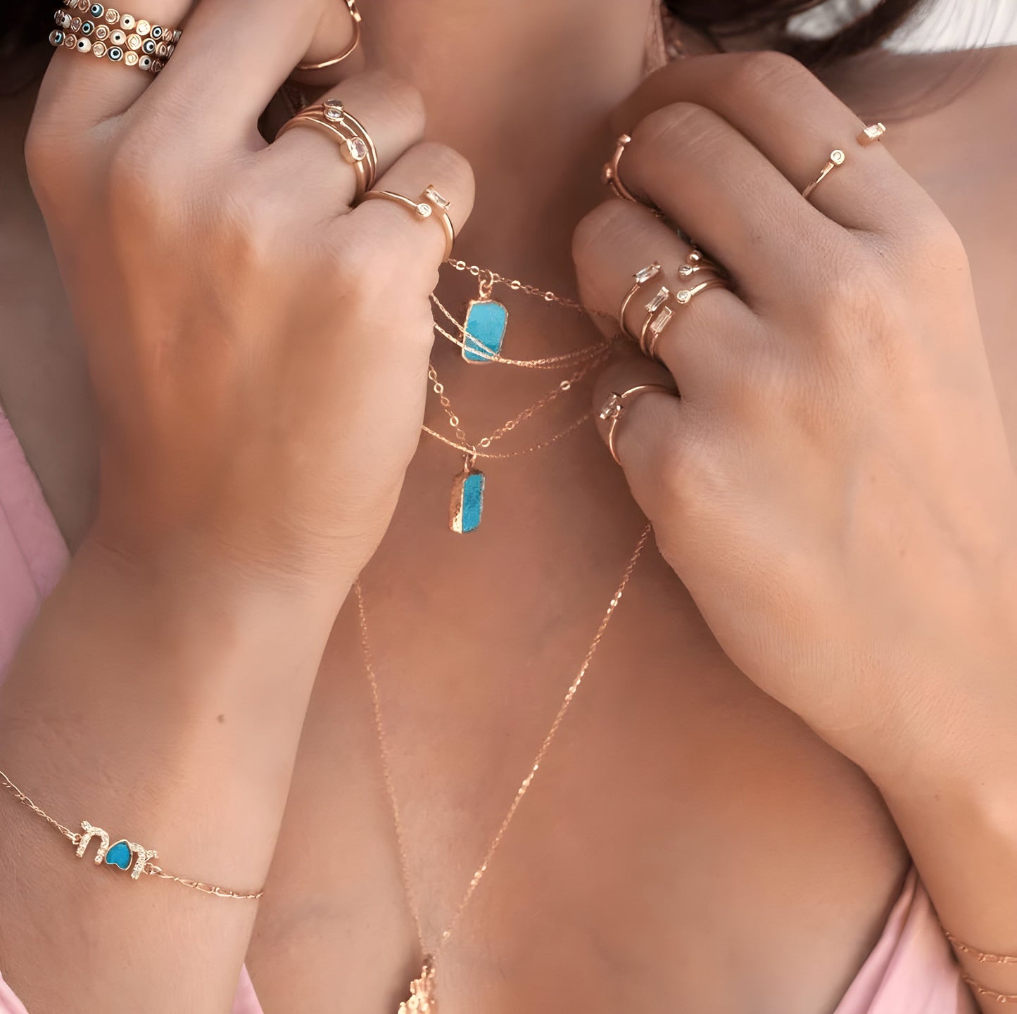 Mehrlagige Kette - TaliaNecklace 