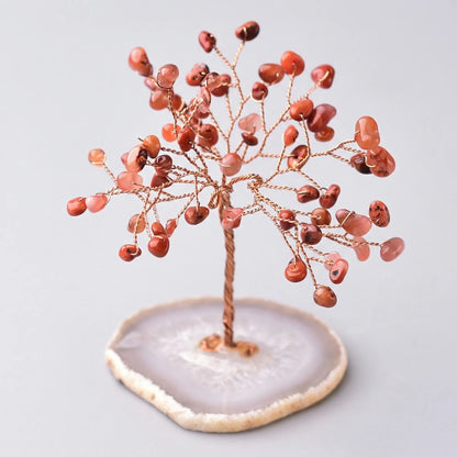 Met De Hand Gemaakte Levensboom Met Edelstenen - Gemtree