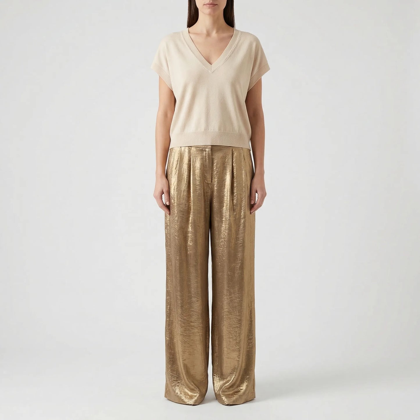 Metallic Shimmer Co-Ord Set For Women - Leigh