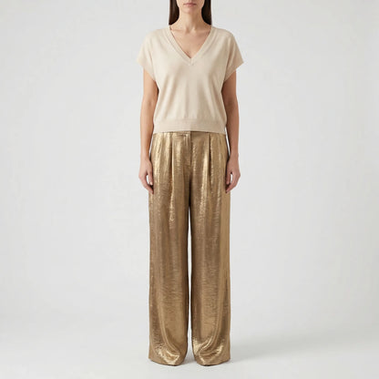 Metallic Shimmer Co-Ord Set For Women - Leigh