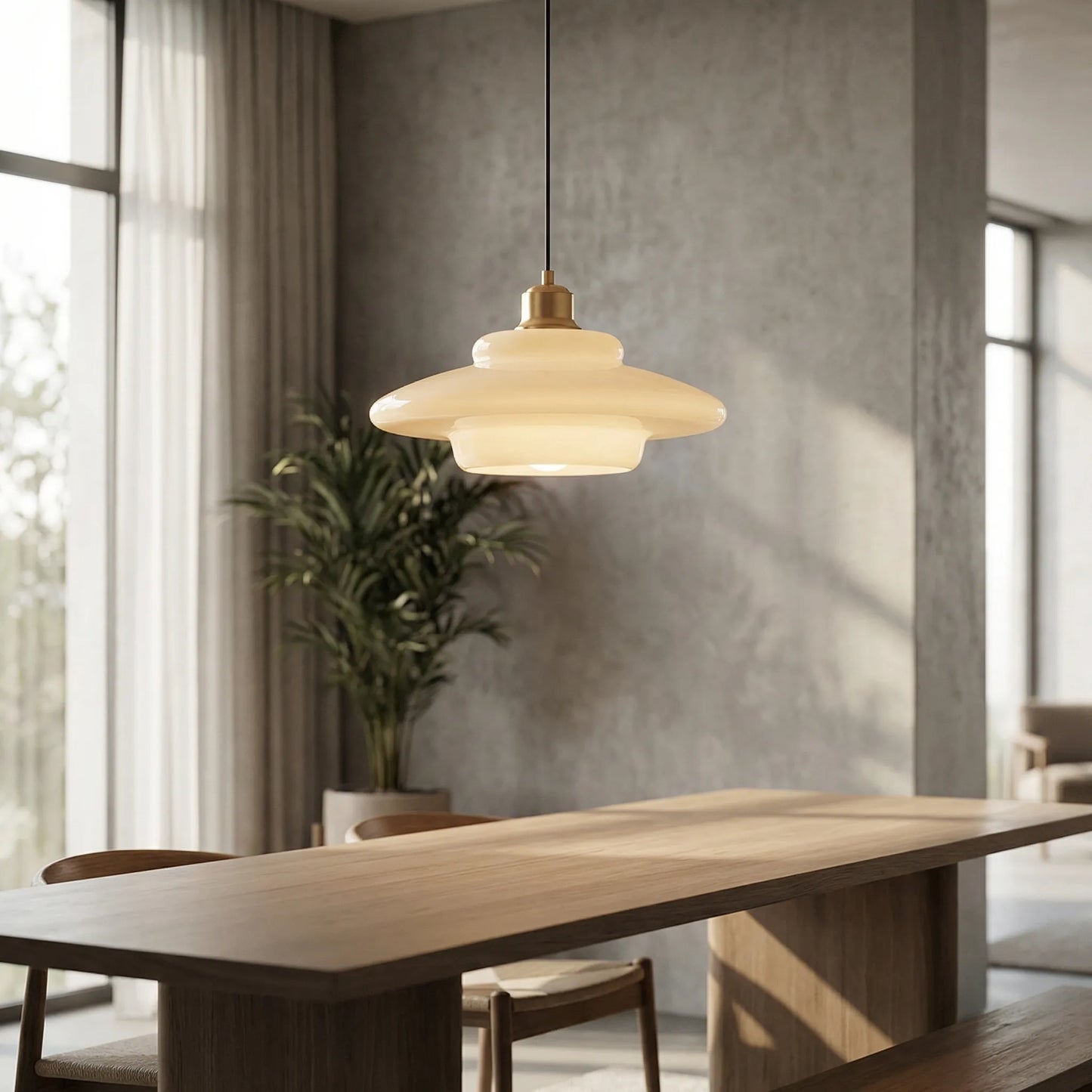 Mid-Century Tiered Pendant Lamp -  Lumvera