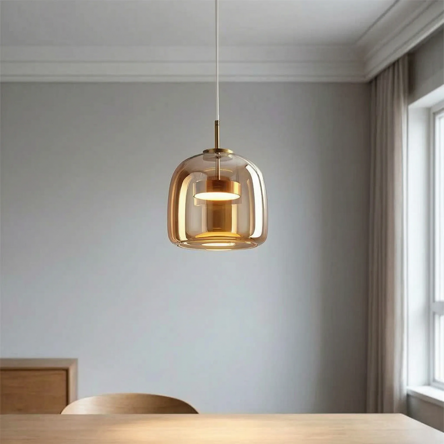 Minimalist Glass Pendant Lamp -  Lumiverre
