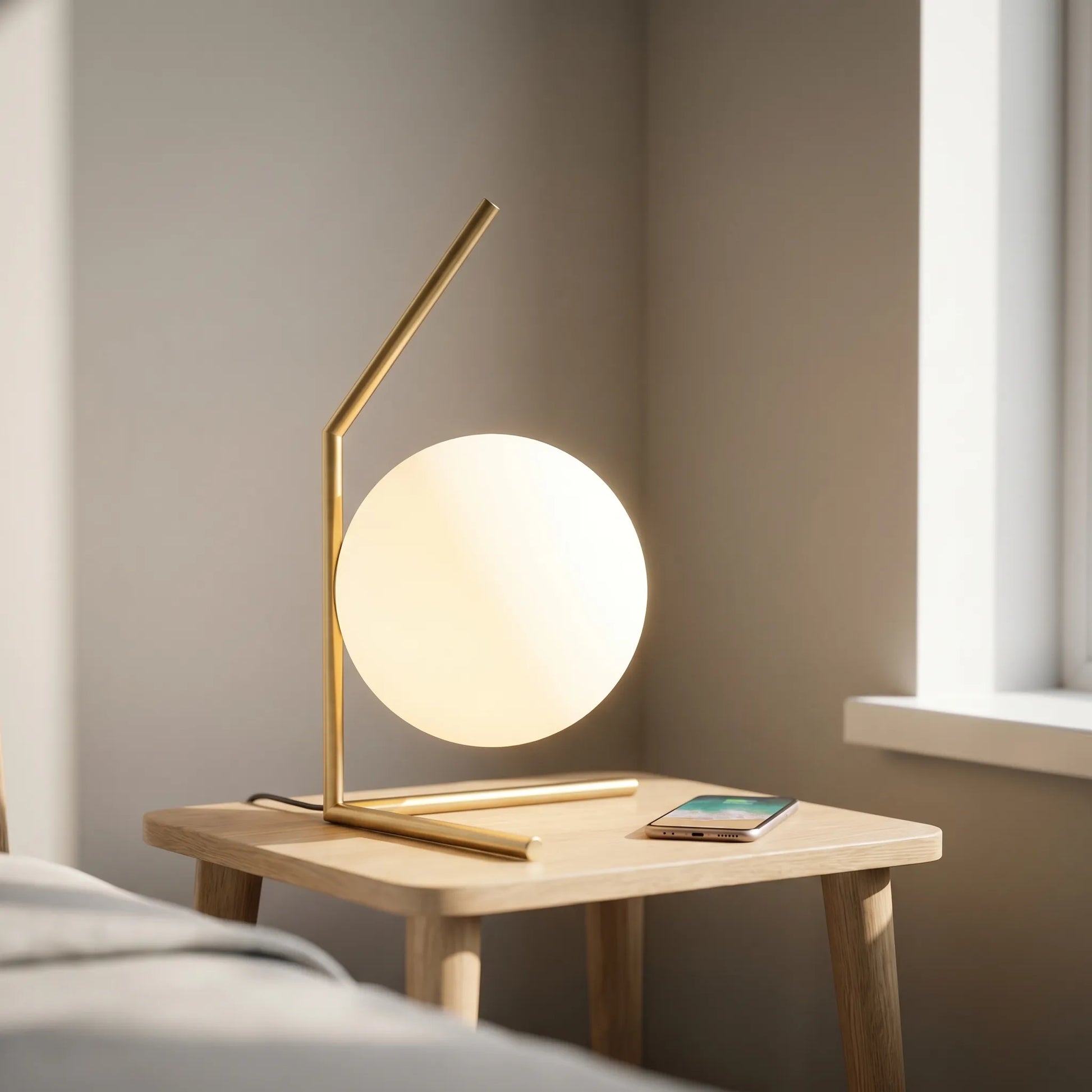Minimalist Globe Table Lamp -  Sphelos