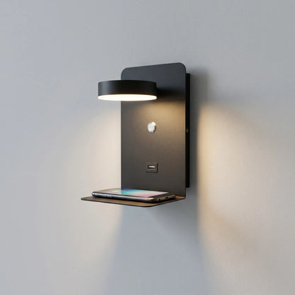 Minimalist LED Wall Light With USB Port -  Lumivex
