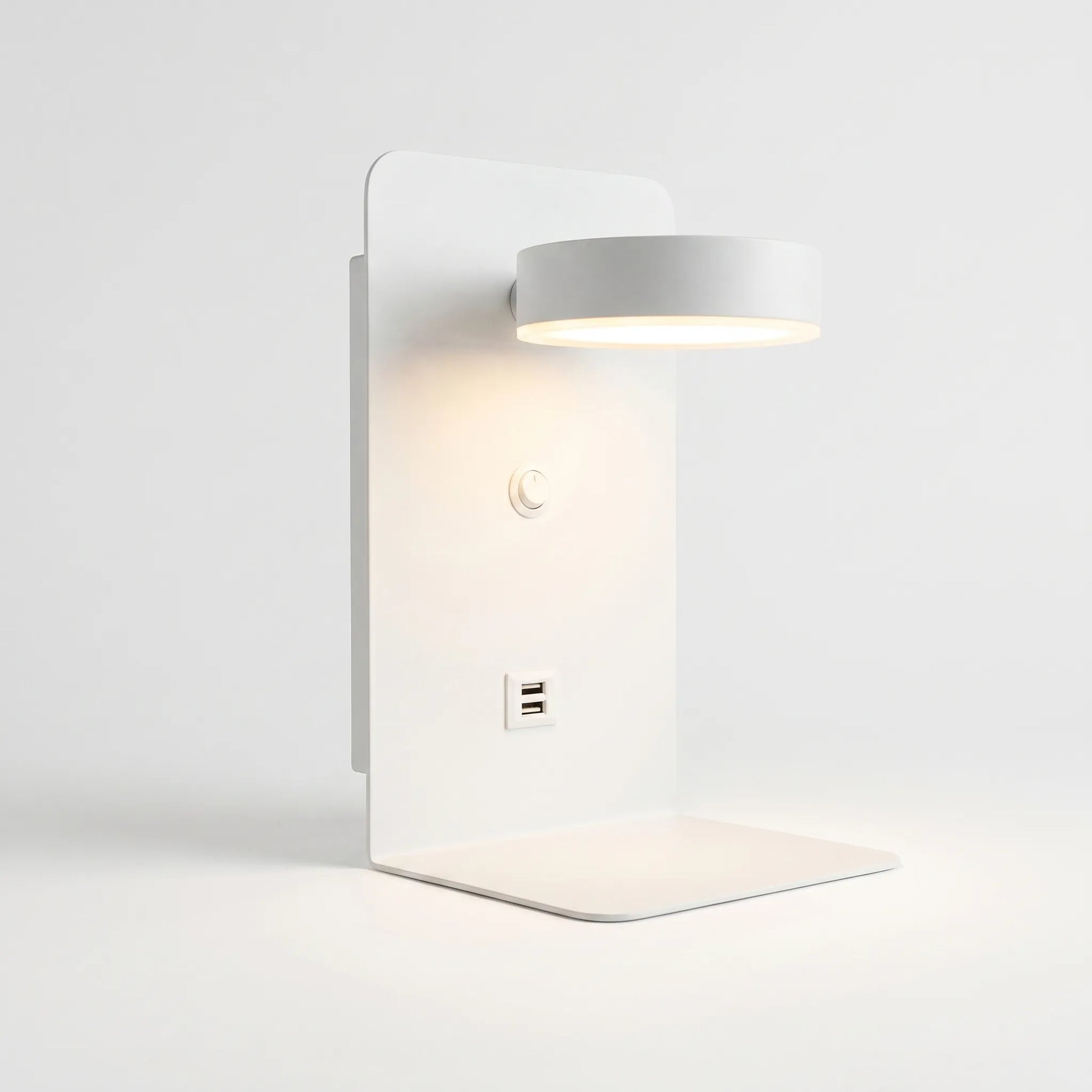 Minimalist LED Wall Light With USB Port -  Lumivex