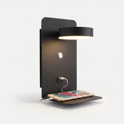 Minimalist LED Wall Light With USB Port -  Lumivex