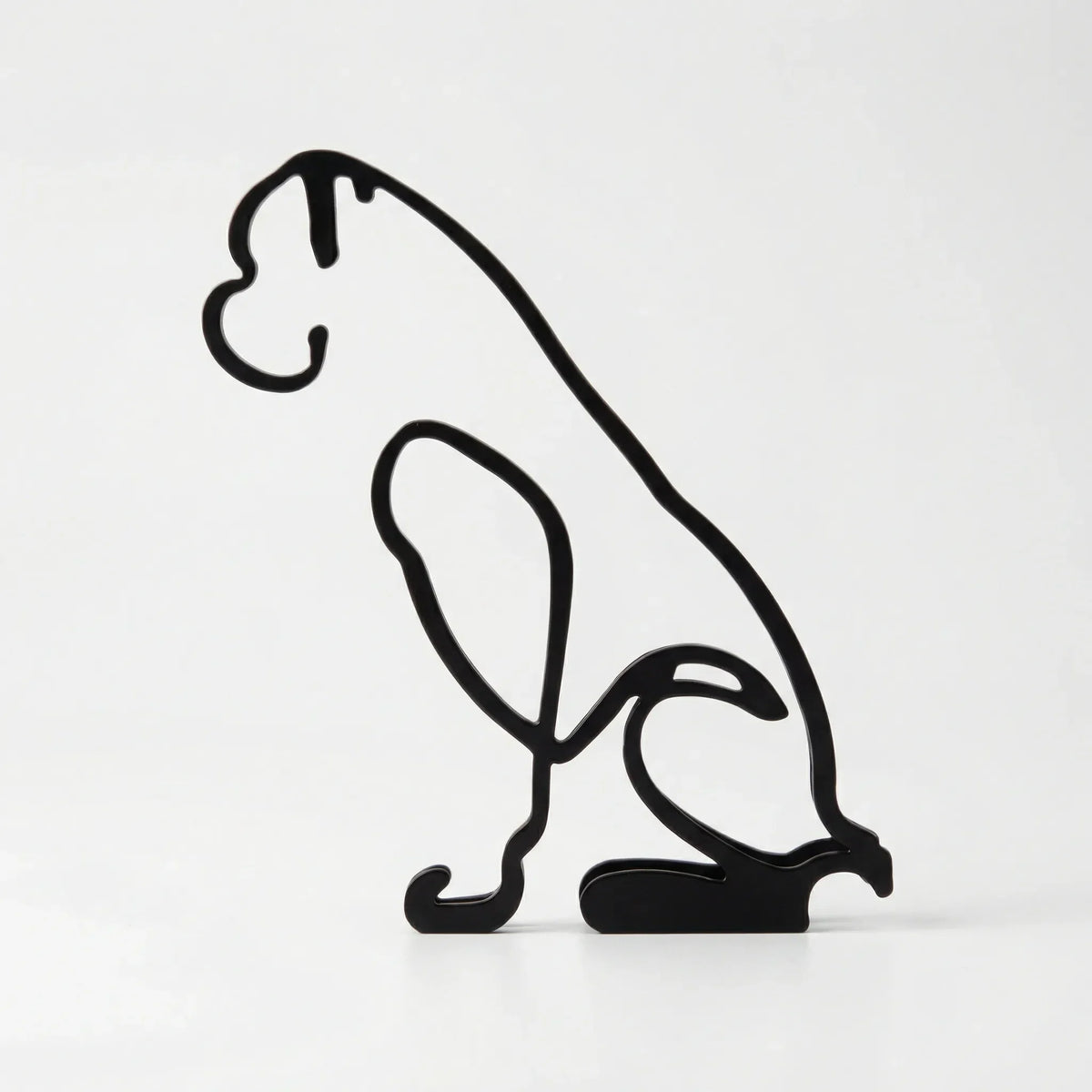 Minimalistisch Diersilhouet Voor Binnen - Pawrista