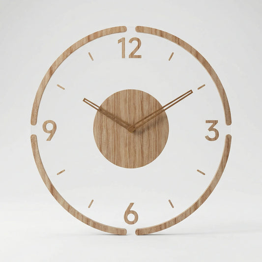 Minimalistische Runde Wanduhr - Nordrill