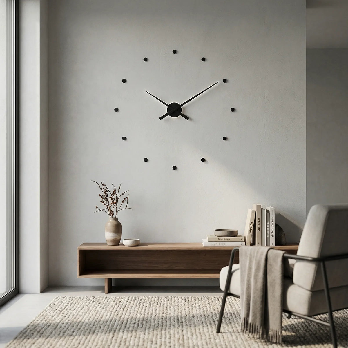 Minimalistische Wanduhr - Averloq