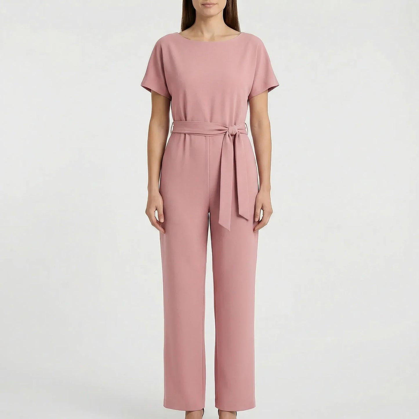 Minimalistischer Jumpsuit Mit Weitem Bein - Lavinia