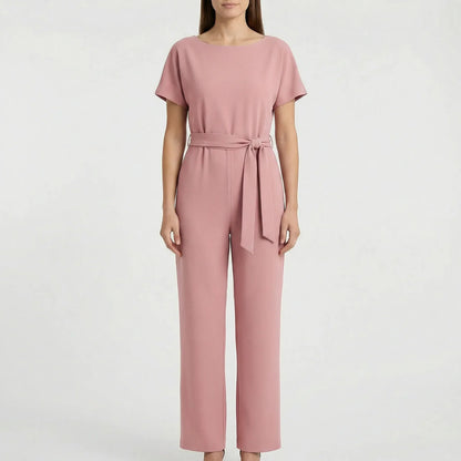 Minimalistischer Jumpsuit Mit Weitem Bein - Lavinia
