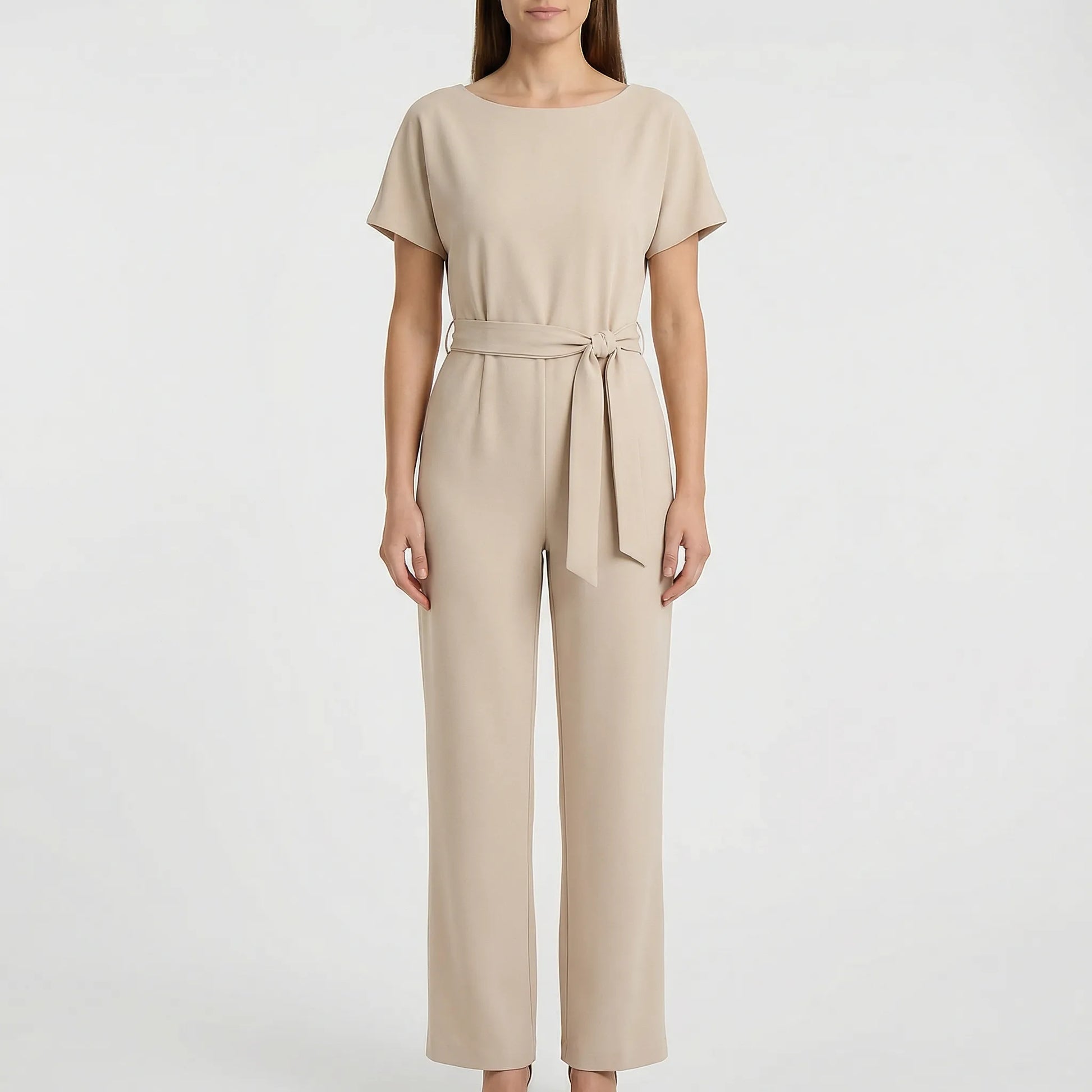 Minimalistischer Jumpsuit Mit Weitem Bein - Lavinia