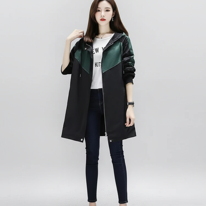 Mittel Langer Trenchcoat - Elisa