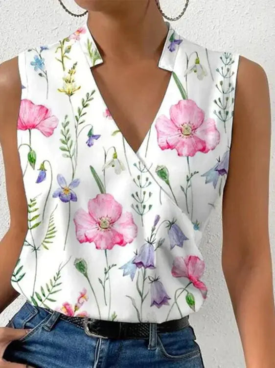 Stilvolle Damen Sommerbluse mit fließender Passform – Rania