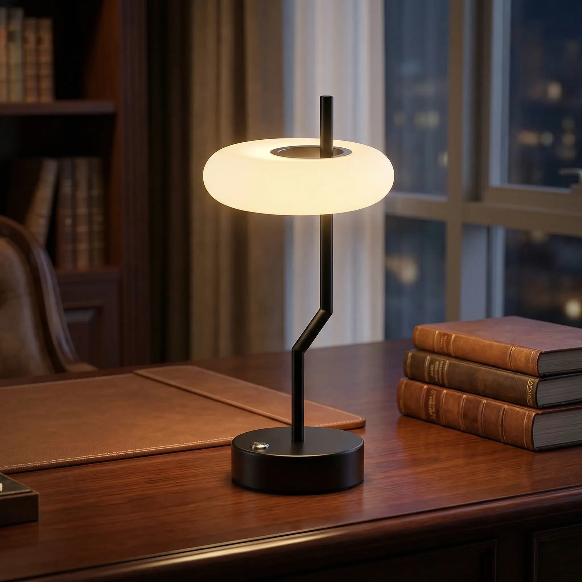 Modern Disc Shade Desk Lamp -  Luscendi