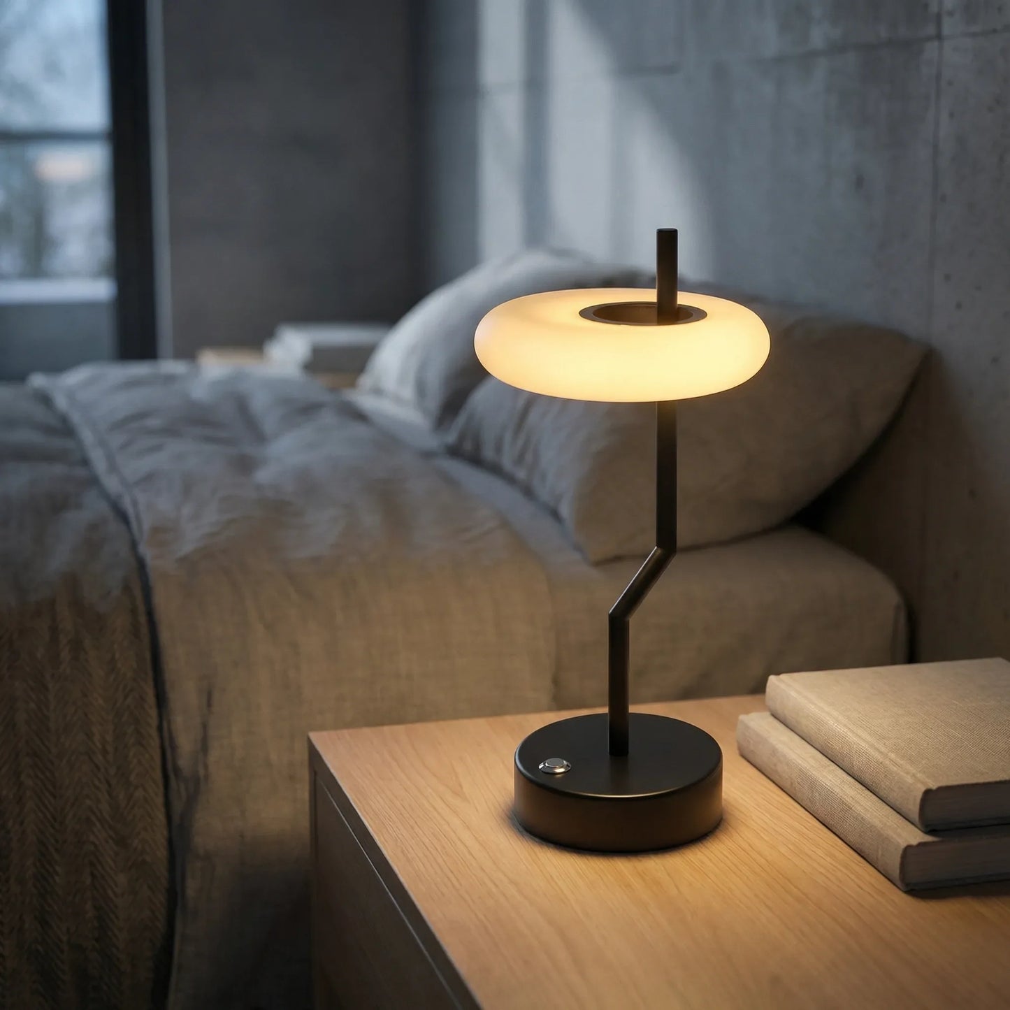 Modern Disc Shade Desk Lamp -  Luscendi