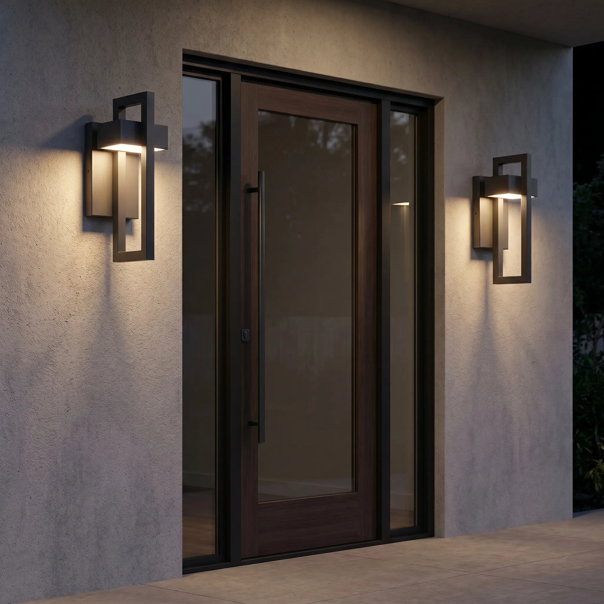 Modern LED Outdoor Wall Light -  Duskarel
