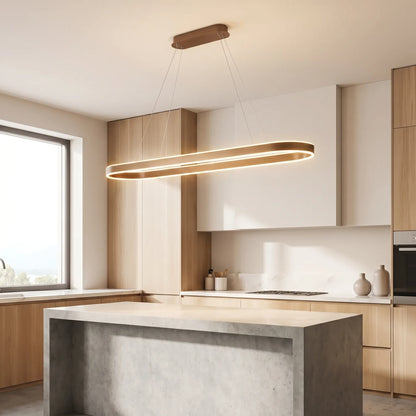 Modern Oval Pendant Light -  Ovalum