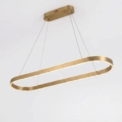 Modern Oval Pendant Light -  Ovalum