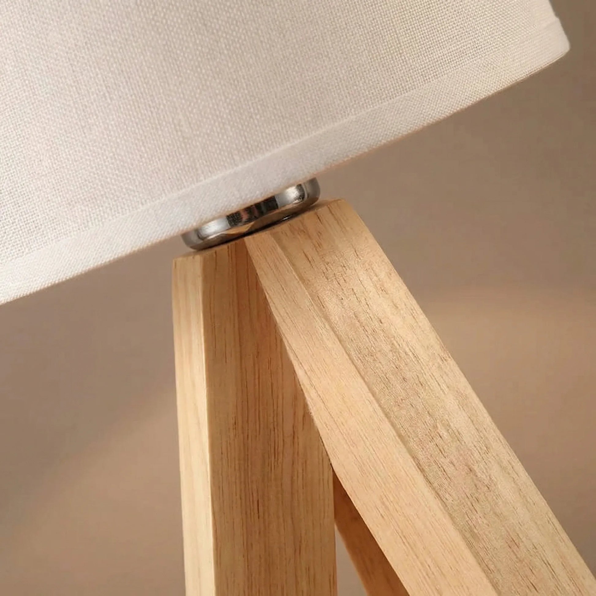 Modern Wooden Standing Table Lamp -  Sylvano