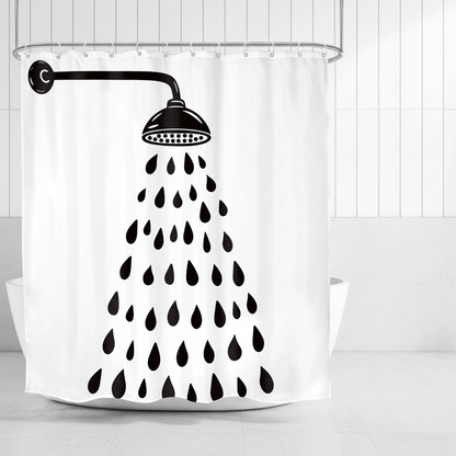 Moderne Baddekoration Polyestervorhang - Showerlyn